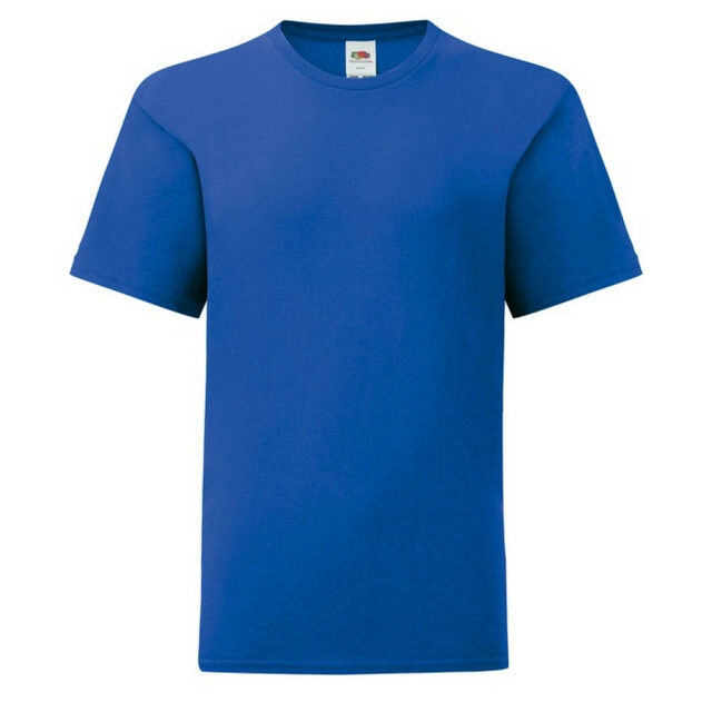 Fruit of the Loom Effen kinder/kids iconic 150 t-shirt UTFK3251_royalblue large