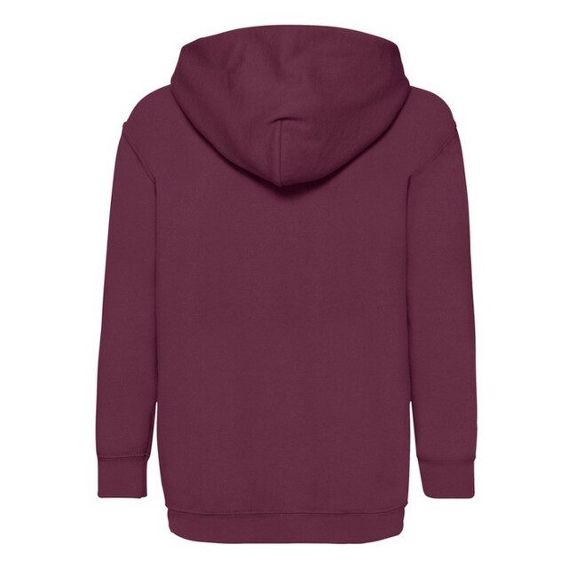 Fruit of the Loom Kinder/kids klassieke hoodie UTFK3255_burgundy large