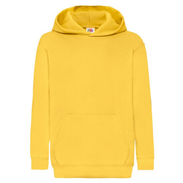 Fruit of the Loom Kinder/kids klassieke hoodie UTFK3255_sunflower large