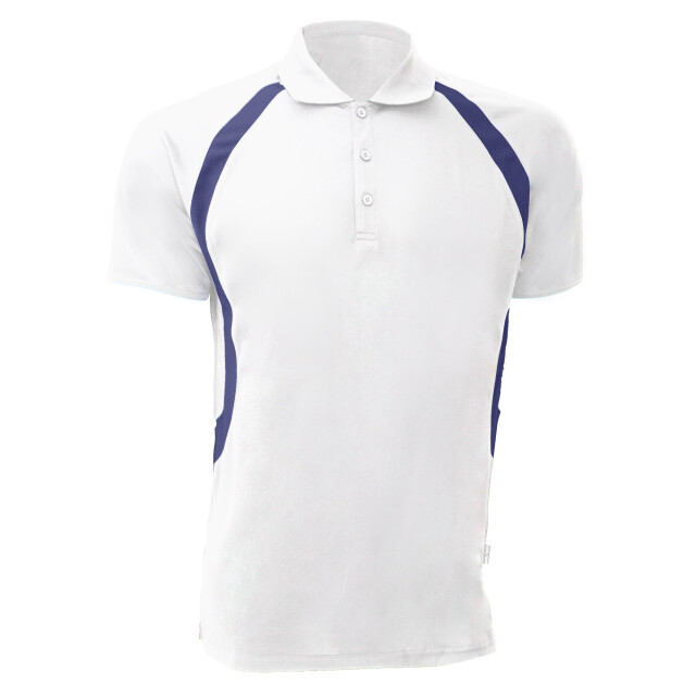Gamegear ® heren cooltex® riviera polo shirt / herensportkleding UTFK380_whitenavy large
