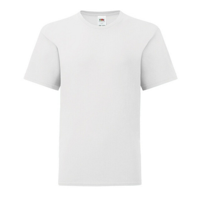 Fruit of the Loom Effen kinder/kids iconic 150 t-shirt UTFK3251_white large