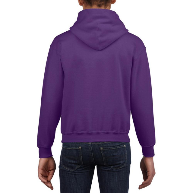 Gildan Zware blend childrens unisex hooded sweatshirt top / hoodie UTFK388_purple large