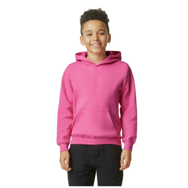 Gildan Kinder/kids softstyle plain fleece midweight hoodie UTFK3332_pinklemonade large