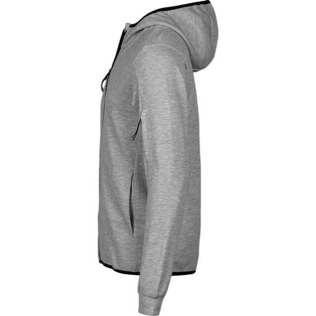 Tee Jays Heren athletic hoodie met volledige rits UTFK3239_heathergrey large