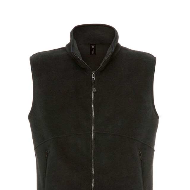 B and C Heren traveller+ fleece gilet UTFK3218_black large