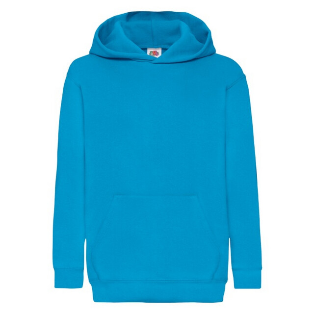 Fruit of the Loom Kinder/kids klassieke hoodie UTFK3255_azureblue large