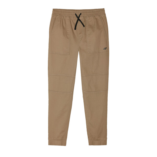 4F Broek met panelen voor jongens UTFO149_brown large