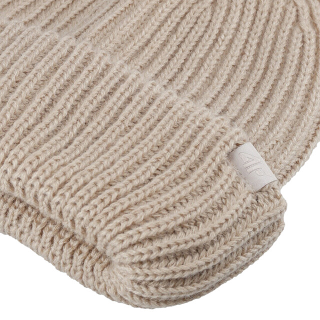 4F Heren geribbelde wintermuts UTFO105_khaki large