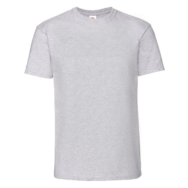 Fruit of the Loom Heren iconic 195 premium ringspun katoen t-shirt UTFK3157_heathergrey large