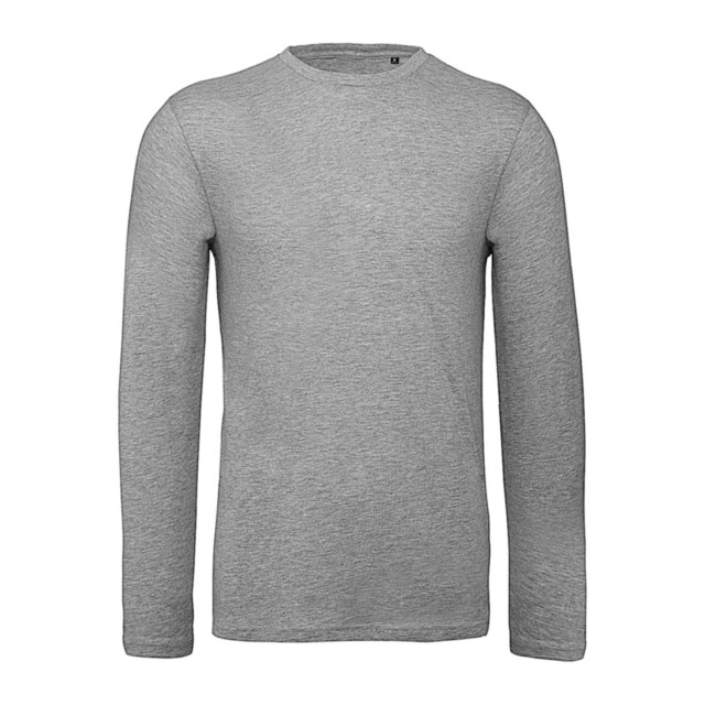 B and C Heren inspire organic t-shirt met lange mouwen UTFK3141_sportsgrey large