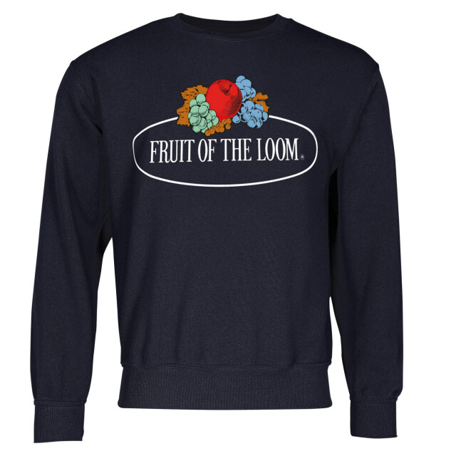 Fruit of the Loom Heren vintage sweatshirt met logoprint UTFK3117_deepnavy large