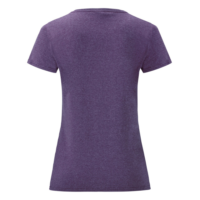 Fruit of the Loom Dames valueweight t-shirt UTLT2472_heatherpurple large