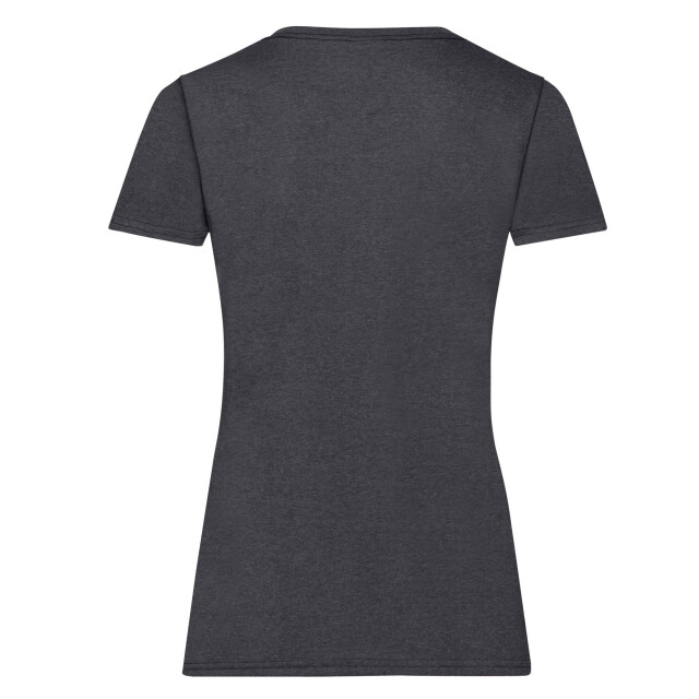 Fruit of the Loom Dames valueweight t-shirt UTFK3173_darkheathergrey large