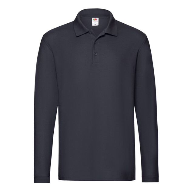 Fruit of the Loom Heren premium poloshirt met lange mouwen UTFK3120_deepnavy large