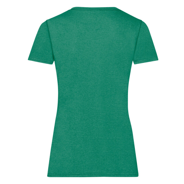 Fruit of the Loom Dames valueweight t-shirt UTLT2472_retroheatherroyal large