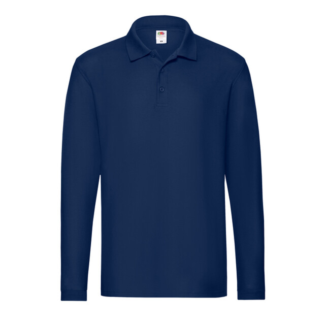 Fruit of the Loom Heren premium poloshirt met lange mouwen UTFK3120_navy large