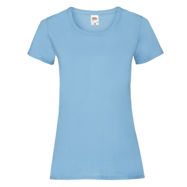 Fruit of the Loom Dames valueweight t-shirt UTFK3173_skyblue large