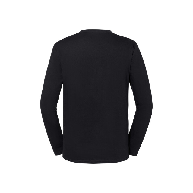 Fruit of the Loom Heren iconic 195 premium ringspun cotton t-shirt met lange mouwen UTFK3196_black large