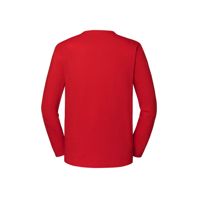 Fruit of the Loom Heren iconic 195 premium ringspun cotton t-shirt met lange mouwen UTFK3196_red large