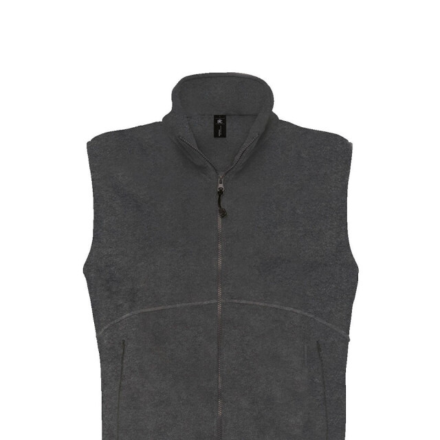 B and C Heren traveller+ fleece gilet UTFK3218_charcoal large