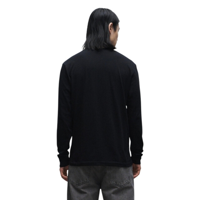 True Blanks Heren regular t-shirt met lange mouwen UTFK3116_black large