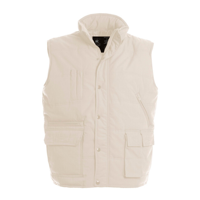 B and C Heren explorer body warmer UTFK3084_beige large