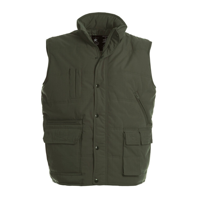B and C Heren explorer body warmer UTFK3084_olive large