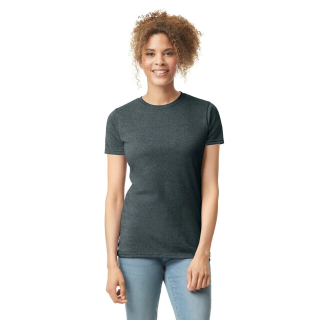 Gildan Dames softstyle t-shirt UTFK3085_darkheather large