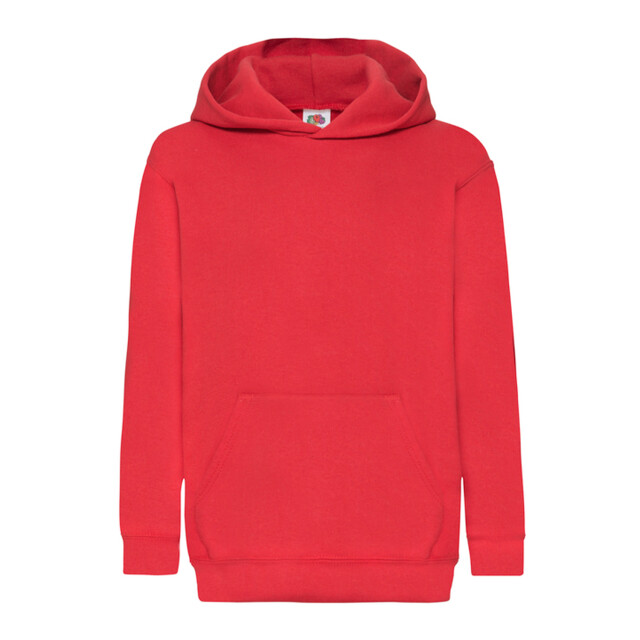 Fruit of the Loom Lichtgewicht hoodie kinderen/kinderen UTFK3076_red large