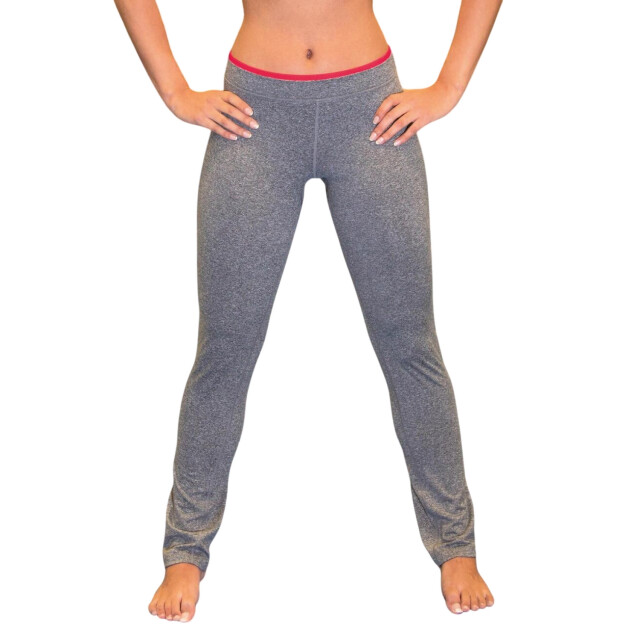 Spiro Impact Dames fitnessbroek UTFK3074_sportsgreyhotcoralmarl large