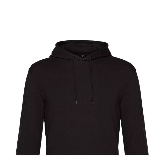 B and C Effen french terry hoodie heren UTFK3057_blackpure large