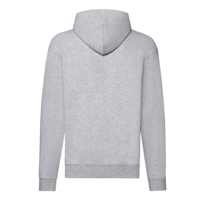 Fruit of the Loom Heren classic heather hooded jacket UTFK3054_heathergrey large