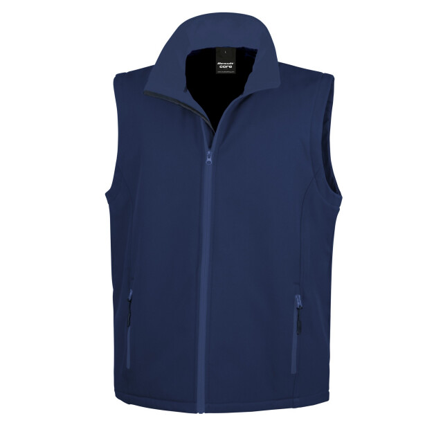 Result Softshell bedrukbaar gilet heren UTFK3053_navy large