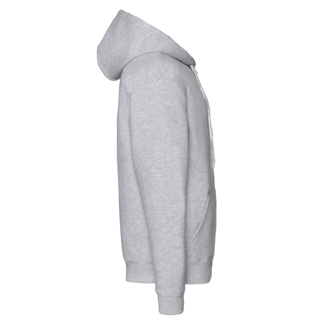 Fruit of the Loom Heren premium full zip hoodie UTFK3022_heathergrey large