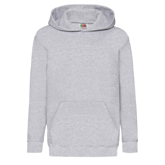 Fruit of the Loom Kinder/kids classic 260 hoodie UTFK3001_heathergrey large