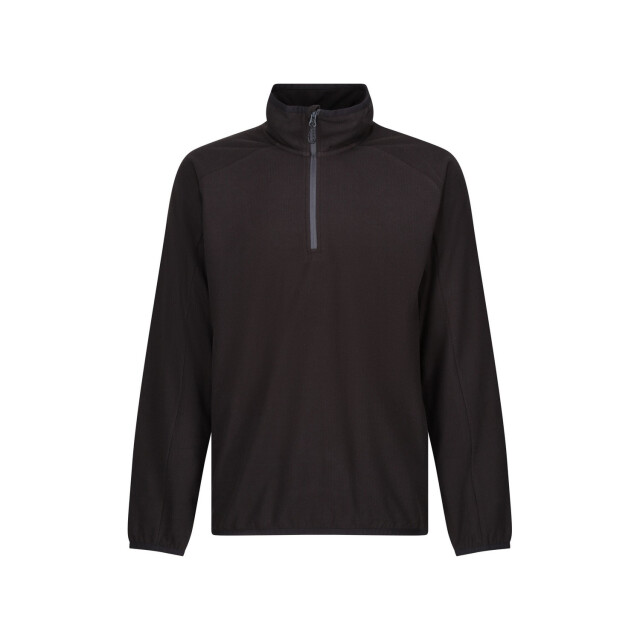 Regatta Heren navigate half zip fleece UTFK2984_blacksealgrey large