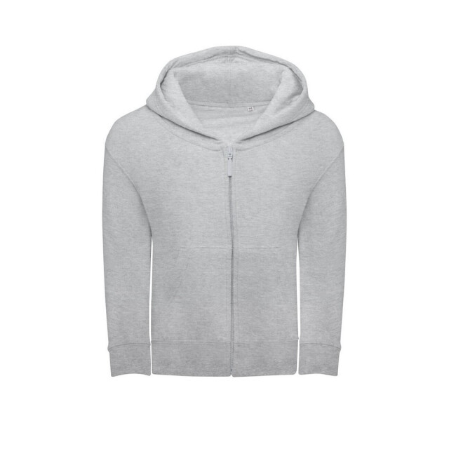SG Kinder/kids volledige rits hoodie UTFK2995_lightoxford large