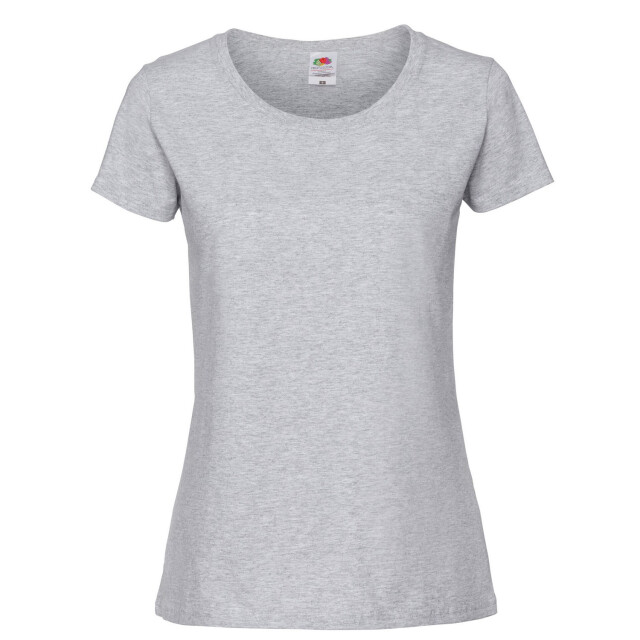 Fruit of the Loom Dames iconic 190 t-shirt UTLT6250_heathergrey large