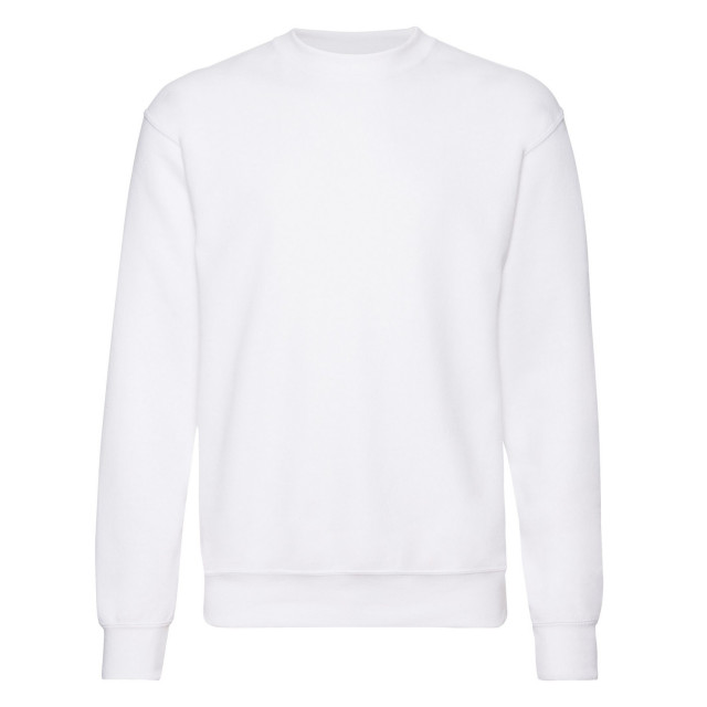 Fruit of the Loom Heren klassiek ingelegd sweatshirt UTFK2983_white large