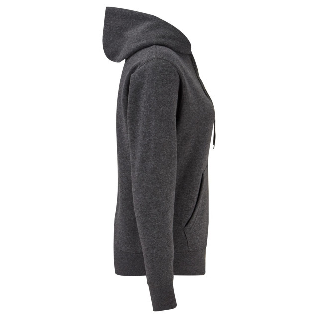 Fruit of the Loom Dames klassieke effen hoodie UTFK2981_darkheathergrey large