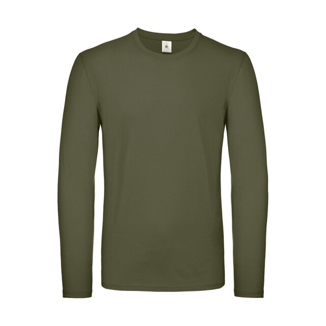 B and C Heren #e150 t-shirt met lange mouwen UTFK2966_urbankhaki large
