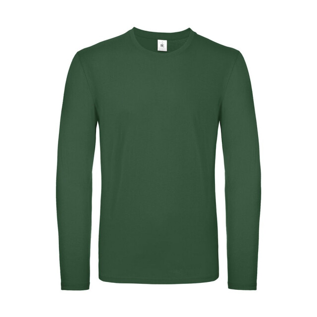B and C Heren #e150 t-shirt met lange mouwen UTFK2966_bottlegreen large
