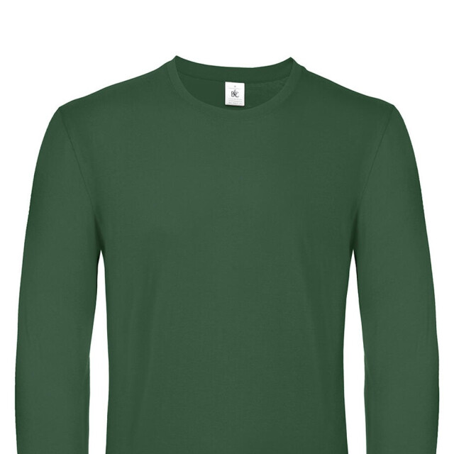 B and C Heren #e150 t-shirt met lange mouwen UTFK2966_bottlegreen large