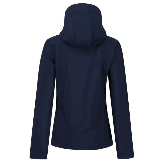 Regatta Dames venturer 3 layer hooded soft shell jacket UTFK2937_navy large