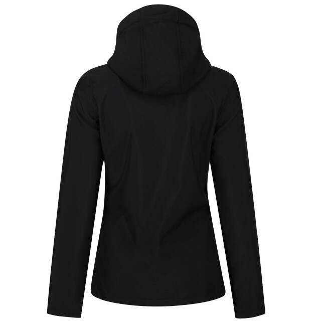 Regatta Dames venturer 3 layer hooded soft shell jacket UTFK2937_black large