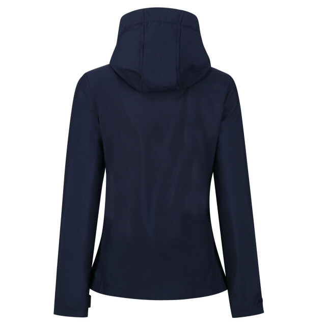 Regatta Dames venturer 3 layer hooded soft shell jacket UTFK2937_navyfrenchblue large