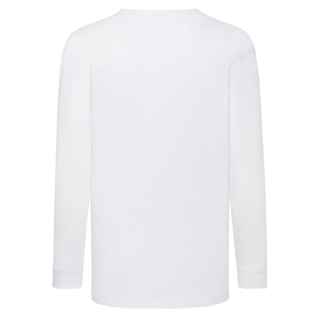 Fruit of the Loom Kinder/kids valueweight t-shirt met lange mouwen UTFK2932_white large