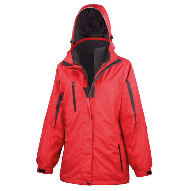 Result Dames journey 3 in 1 jas UTFK2977_redblack large