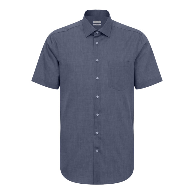 Seidensticker Heren kent kraag regular business shirt met korte mouwen UTFK2934_navy large