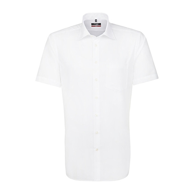 Seidensticker Heren kent kraag regular business shirt met korte mouwen UTFK2934_white large